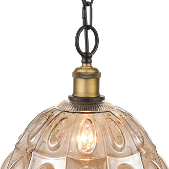 Подвесной светильник  28*165 см, 1*E27 коричневый, бронза Vele Luce Helen VL4266P41
