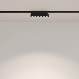 Трековый светильник 2,6*11,6*2,8 см, LED 6W, 4000К, Черный Maytoni Points TR082-1-6W4K-M-B