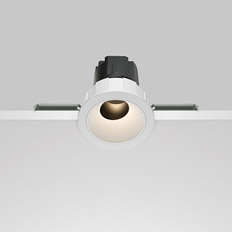 Встраиваемый светильник 6,2*7 см, LED*7W, 3000 К, Wise DL057-7W3K-W Maytoni Downlight, Белый, вр 5,8 см