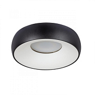 Светильник 10 см, Arte Lamp HEZE A6665PL-1BK, черный-белый, вр 7,6 см