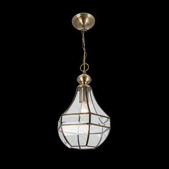 Подвесной светильник Citilux CL444110 Гера-1, диаметр 24 см, бронза