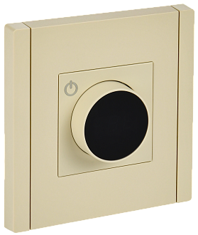 Термостат электронный с индикацией FP452 ваниль IEK FORTE&PIANO, FP-RT11-K10