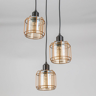 Подвесная люстра Citilux Таверна CL542232, диаметр 26 см, черный