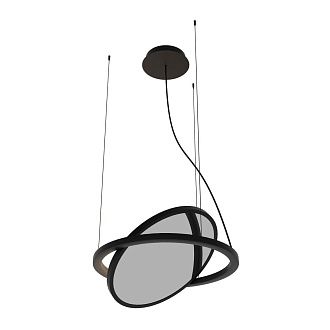 Подвес *50-150 см, 1*LED, 30W, 4000K, Favourite Pany 4636-1P, черный матовый