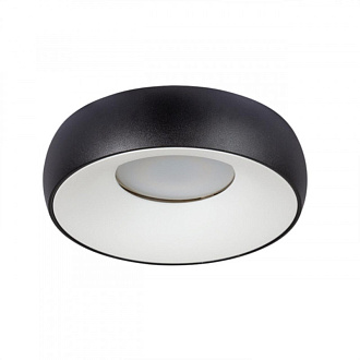 Светильник 10 см, Arte Lamp HEZE A6665PL-1BK, черный-белый, вр 7,6 см