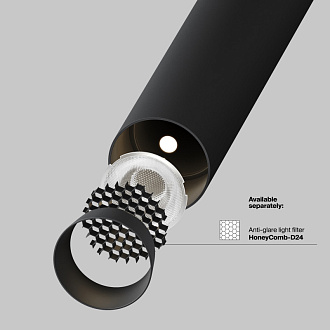 Светильник на шине 3*3*25,5 см, LED, 6W, 3000К, Maytoni Technical Focus T TR141-2-6W3K-M-B черный