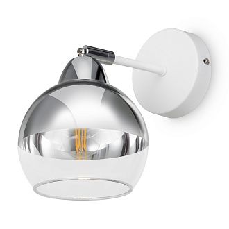 Бра 21*13*-20 см, 1*E27*60W, Freya Джаспер / Jasper FR5225WL-01W, Белый