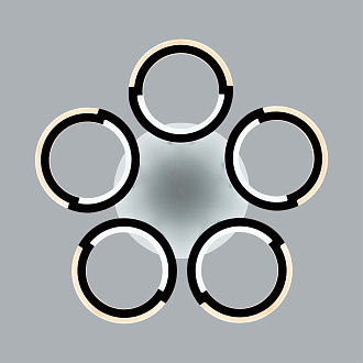 Потолочный светильник 52,5*8,5 см, 1 LED 55W 3000-4000-6000K Lumion Kalifa 8027/55CL белый