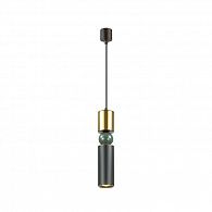 Подвесной светодиодный светильник Odeon Light Sakra 4073/5L черный, диаметр 6.5 см