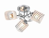 Люстра Ø480 x H230, мм, 3*40W (120W), CR (Хром) Rilon 73909/3 CH