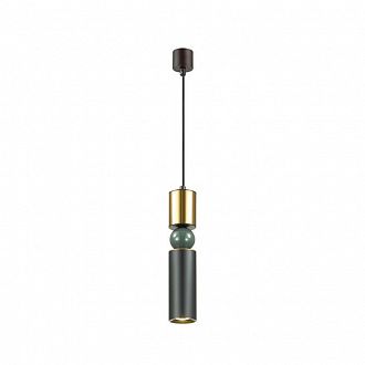 Подвесной светодиодный светильник Odeon Light Sakra 4073/5L черный, диаметр 6.5 см
