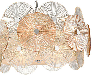 Подвесной светильник  60*110 см, 8*E14, 24 м2 хром Vele Luce Sirena VL3203P08