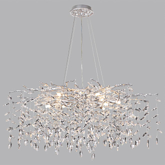 Люстра 80*80*150 см, 12 G9*40W, Odeon Light Delica, хром 4970/12