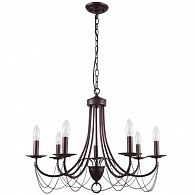 Подвесная люстра F-Promo Plini 2590-7P, D680*H500/1500, кофейный