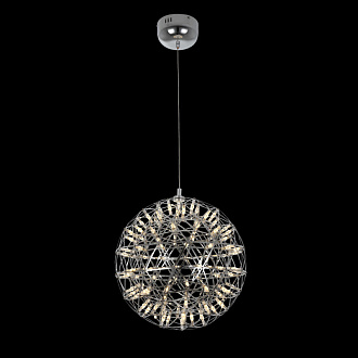 Подвесной светодиодный светильник Loft IT 9027-43, 28W LED, 3000K, диаметр 43 см, хром