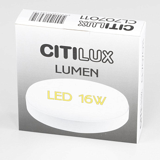 Светильник 17*4 см LED*16 W, 4000 К Citilux Люмен CL707011
