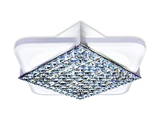 Светильник 51*51*11 см,  104W, 3000К, белый Ambrella Acrylica Ice FA124