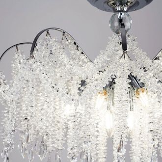 Подвесная люстра 62*50/105 см, 12*Е14 MODELUX ML.855.12 CR хром