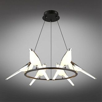 Детская люстра 65*60-300 см, 1*LED, 60W, 3000K, Aployt Astor APL.822.13.60, хром