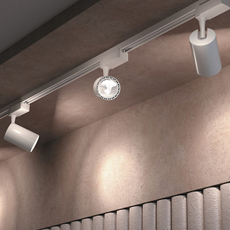 Трековый светильник Maytoni Track TR003-1-30W4K-W, белый, LED, 30W, 4000K, 2400Lm