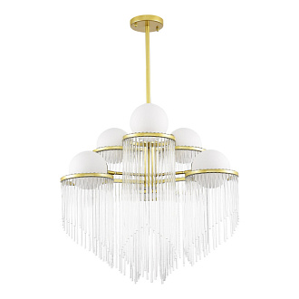 Люстра подвесная 80*70 см, 6*E27 ST LUCE Allegro SL1511.203.06 золотистый
