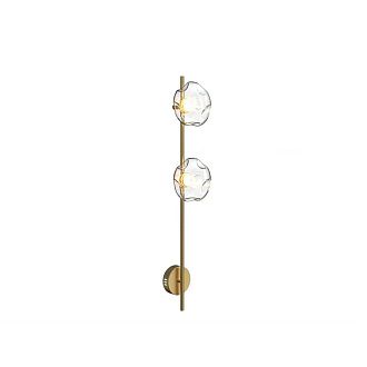 Бра настенное светодиодное 80 см, 14W, 3500K, Aployt Tereze APL.074.01.02, золото
