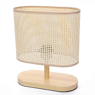 Настольная лампа 29 см, Lumion 8201/1T, бежевый-дерево