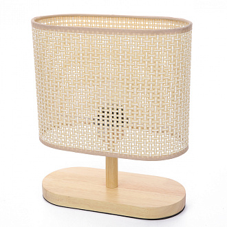 Настольная лампа 29 см, Lumion 8201/1T, бежевый-дерево