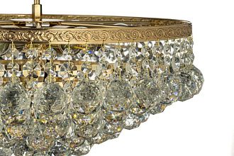 Люстра потолочная *46*35 см, 6*E27*60W, Arti Lampadari Castellana Gold Castellana E 1.3.46.501 G, Золото