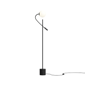 Торшер 16*16*171,5 см, 1*E27, 3000К, Maytoni Fly MOD230FL-01B черный