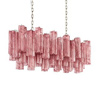 Подвесная люстра 104 см, Loft IT Murano 10580/1000R Pink, бронза