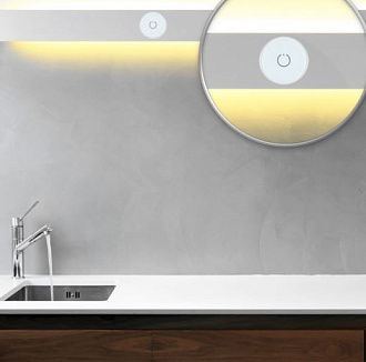 Радиовыключатель мебельный сенсорный HiTE PRO SN-C (круглый, белый) HPSW-SNC1-WH