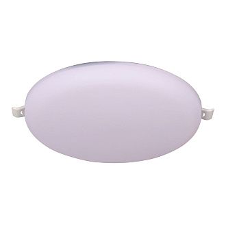 Светильник встраиваемый 12*1,7 см, вр 5,5-9,5 см, *LED*15W, 4000K, Mantra Algarve MAN8685, белый