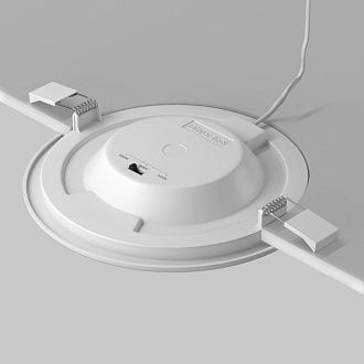 Встраиваемый светильник 22*3,2 см, LED*18W Stockton DL017-6-L18W3-4-6K Maytoni Downlight, Белый, вр 20,5 см