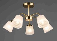 Люстра Ø585 x H295, мм, 5*40W (200W), COPPER (Латунь) Rilon 6600/5 COP