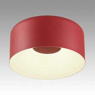 Потолочный светильник *26*12,5 см, LED 1*26W, 4000 К, Sonex Confy 7691/26L, белый/красный