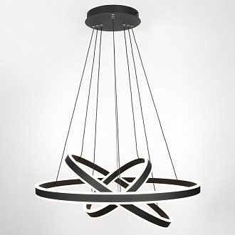 Люстра 80*120 см LED*195 W, 3000 / 5500 К Citilux Дуэт Черный CL719681