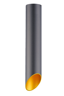 Светильник Ø560 x H300, мм, 35W 4000K, BK/GOLD (Черный+Золото) Rilon HDL-5060-300-BK/GOLD