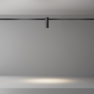 Трековый магнитный светильник 4 см, 5W, 3000K, Maytoni Focus TR143-1-5W3K-W-B, черный