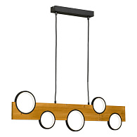 Линейно-Подвесной светильник 100 см, LED 29W,  Lussole MODESTO LSP-7132 коричневый