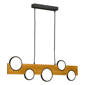 Линейно-Подвесной светильник 100 см, LED 29W,  Lussole MODESTO LSP-7132 коричневый