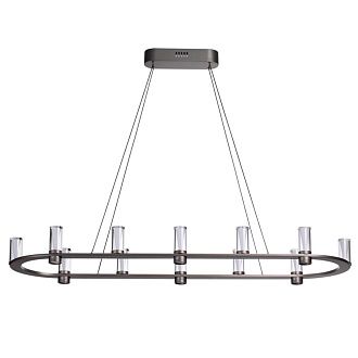 Подвесной светильник 120*85*200- см, 12*LED*69W, 3000K, Odeon Light Defance 7143/65L, черный