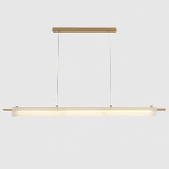 Светильник 120 см, 40W, 3000K, Crystal Lux TUNNEL SP40 LED BRASS, латунь