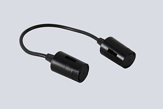 Крепление подвесное с двойным фиксатором для гибкой магнитной системы Crystal Lux Trace 48V CLT 0.217 04 BL, черный