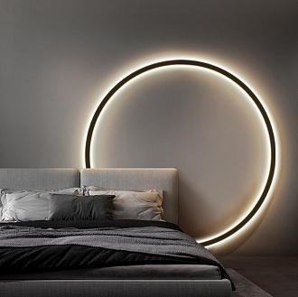Светильник ElegantLight DZN-11114 ЧЕРНЫЙ D1000/H60/1/LED/30W/2800-6500K без ПДУ GUARD-LUX 23-12