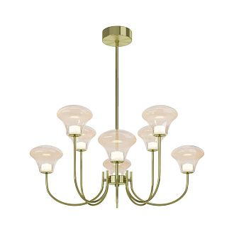 Подвесной светильник Maytoni MOD402PL-L30BS3K **50-80 см, *LED*30W, 3000K, Maytoni Dynasty MOD402PL-L30BS3K, Латунь