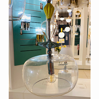 Подвесной светильник диаметр 27 см Odeon Light Bizet 4893/1A Хром