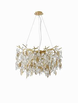 Люстра Ø600 x H390(1200), мм, 9*40W (360W), GOLD (Золото) NewRgy NWZ77-ф600*390 GOLD