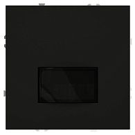 Датчик движения встраиваемый Voltum S70, черный матовый пластик Soft touch VLS070508