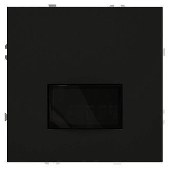 Датчик движения встраиваемый Voltum S70, черный матовый пластик Soft touch VLS070508